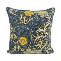 Thumbnail for William Morris - Seaweed - Ink / Woad - Cushion Cover Throw Pillow Designer Home Decor