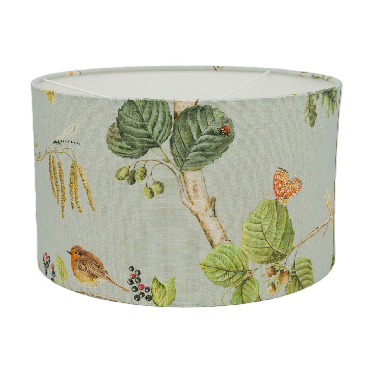 Sanderson - Woodland Chorus - Sky Blue / Multi  - Lampshade Stunning Handmade