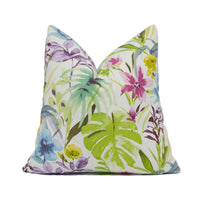 Thumbnail for Fryetts - Funchal - Summer - Bright Colourful Painterly Tropical Floral Cushion Cover - Handmade Throw Pillow - Designer Home Décor