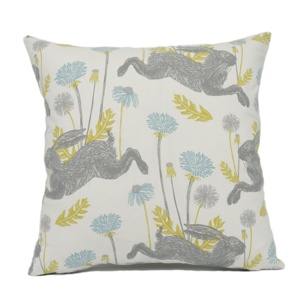 Clarke & Clarke / Studio G - March Hare - Mineral - Stunning Rabbit Cushion Cover Throw Pillow Designer Home Décor