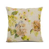 Thumbnail for Designers Guild - Palace Flower - Linen - Painterly Distressed Floral Cushion Cover - Handmade Throw Pillow - Designer Home Décor