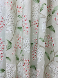 Thumbnail for Colefax and Fowler - Atwood Pink and green Fabric -   Made to Measure Curtains - drapery panels