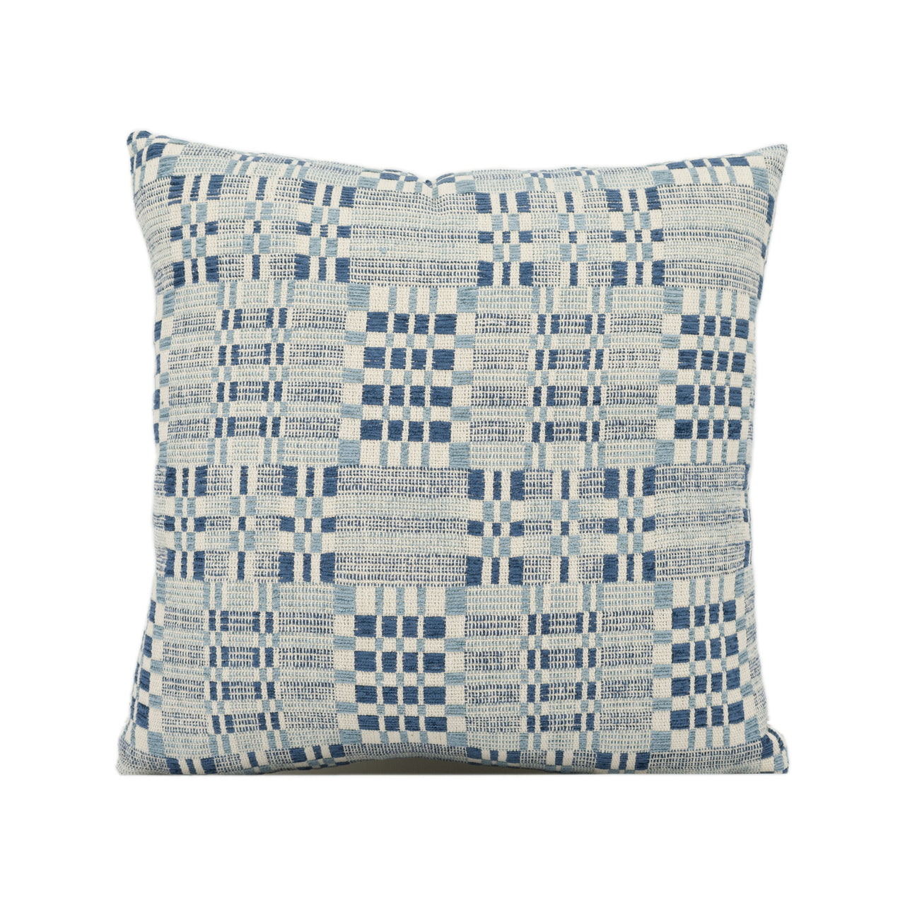 Schumacher - Brimfield - Indigo - Soft Intricate Woven Designer Cushion Cover - Luxury Throw Pillow - Handmade Home Décor