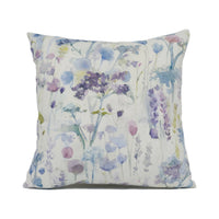 Thumbnail for Voyage - Ilinizas - Violet - Elegant Watercolour Meadow Cushion Cover - Handmade Throw Pillow - Designer Home Décor