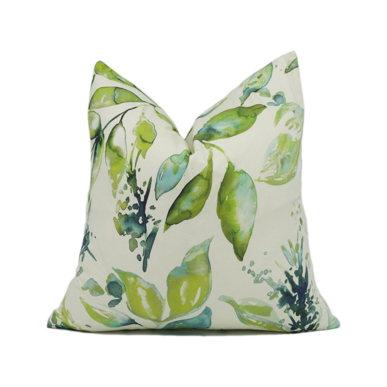 Iliv - Andora - Seafoam - Leafy Watercolour Nature Inspired Cushion Cover - Handmade Throw Pillow - Designer Home Décor