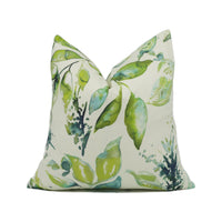 Thumbnail for Iliv - Andora - Seafoam - Leafy Watercolour Nature Inspired Cushion Cover - Handmade Throw Pillow - Designer Home Décor