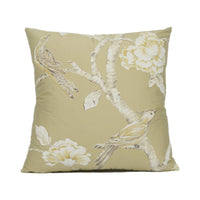 Thumbnail for Zoffany - Woodville Silk - Tussah - Floral Painterly Chinoiserie Cushion Cover - Handmade Throw Pillow - Designer Home Décor