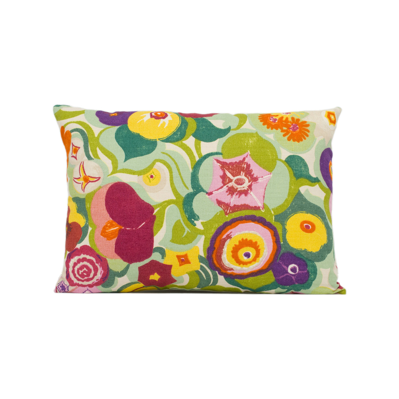 Baker Lifestyle - Zinnia - Mauve / Damson / Spring - Funky Bright Floral Cushion Cover - Handmade Throw Pillow - Designer Home Décor