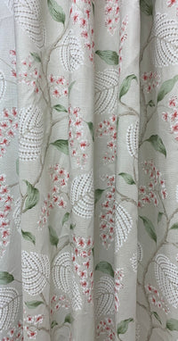 Thumbnail for Colefax and Fowler - Atwood Pink and green Fabric -   Made to Measure Curtains - drapery panels