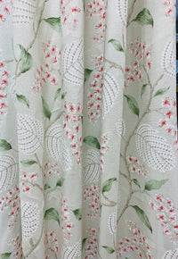 Thumbnail for Colefax and Fowler - Atwood Pink and green Fabric -   Made to Measure Curtains - drapery panels