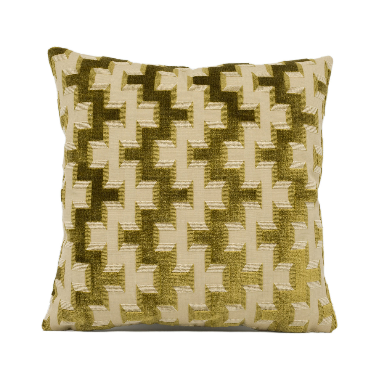 Zoffany - Colonnade - Light Gold - Sumptuous Gold Cut Velvet Cushion Cover - Handmade Throw Pillow - Designer Home Décor