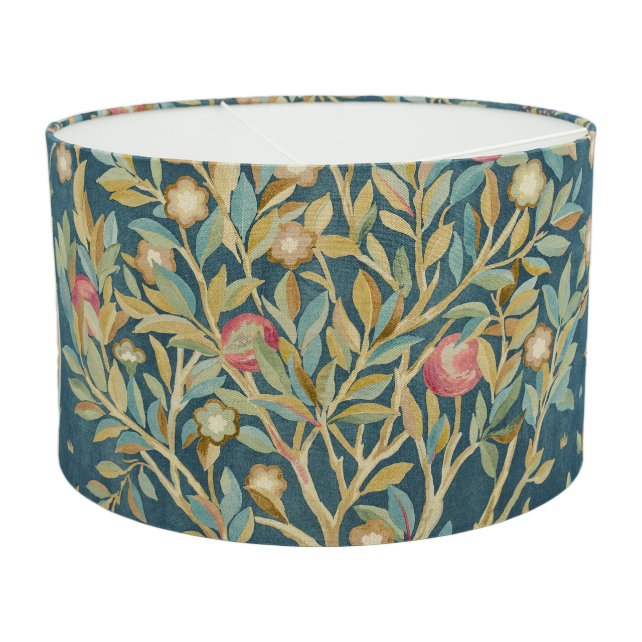 William Morris - Melsetter - Indigo - Lampshade - Ceiling Light -  Elegant Classic Bird Design Handmade Designer Home Décor