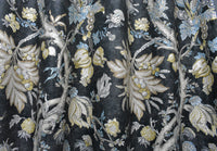 Thumbnail for Thibaut - Chatelain - Charcoal - Made to Measure Curtains - draper panels Designer Home Décor