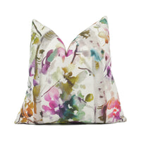 Thumbnail for Voyage - Jumanah - Lotus - Stunning Colourful Watercolour Cushion Cover - Handmade Throw Pillow - Designer Home Décor