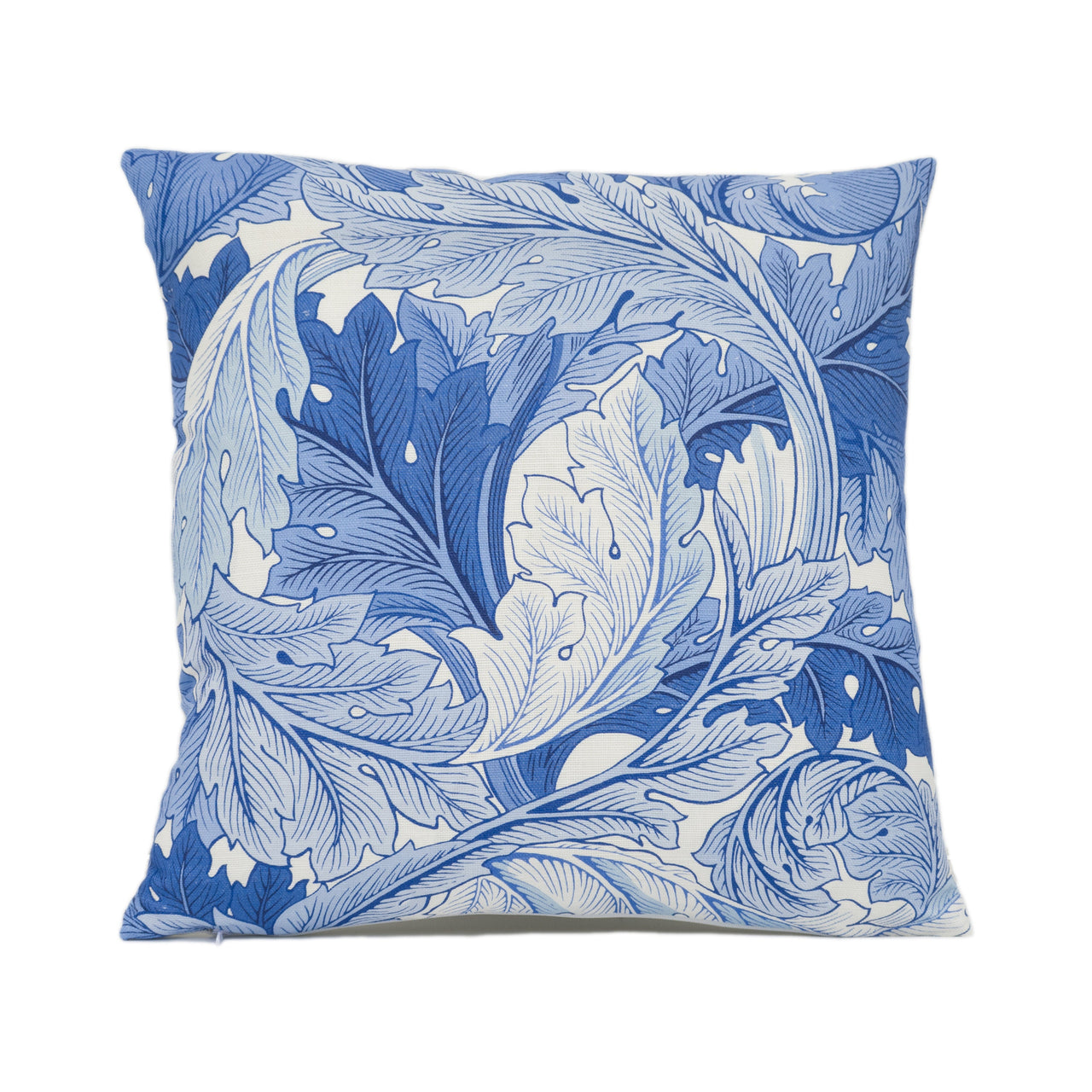 William Morris - Acanthus - Woad - Classic Scrolling Leaf Cushion Cover - Handmade Throw Pillow - Designer Home Décor