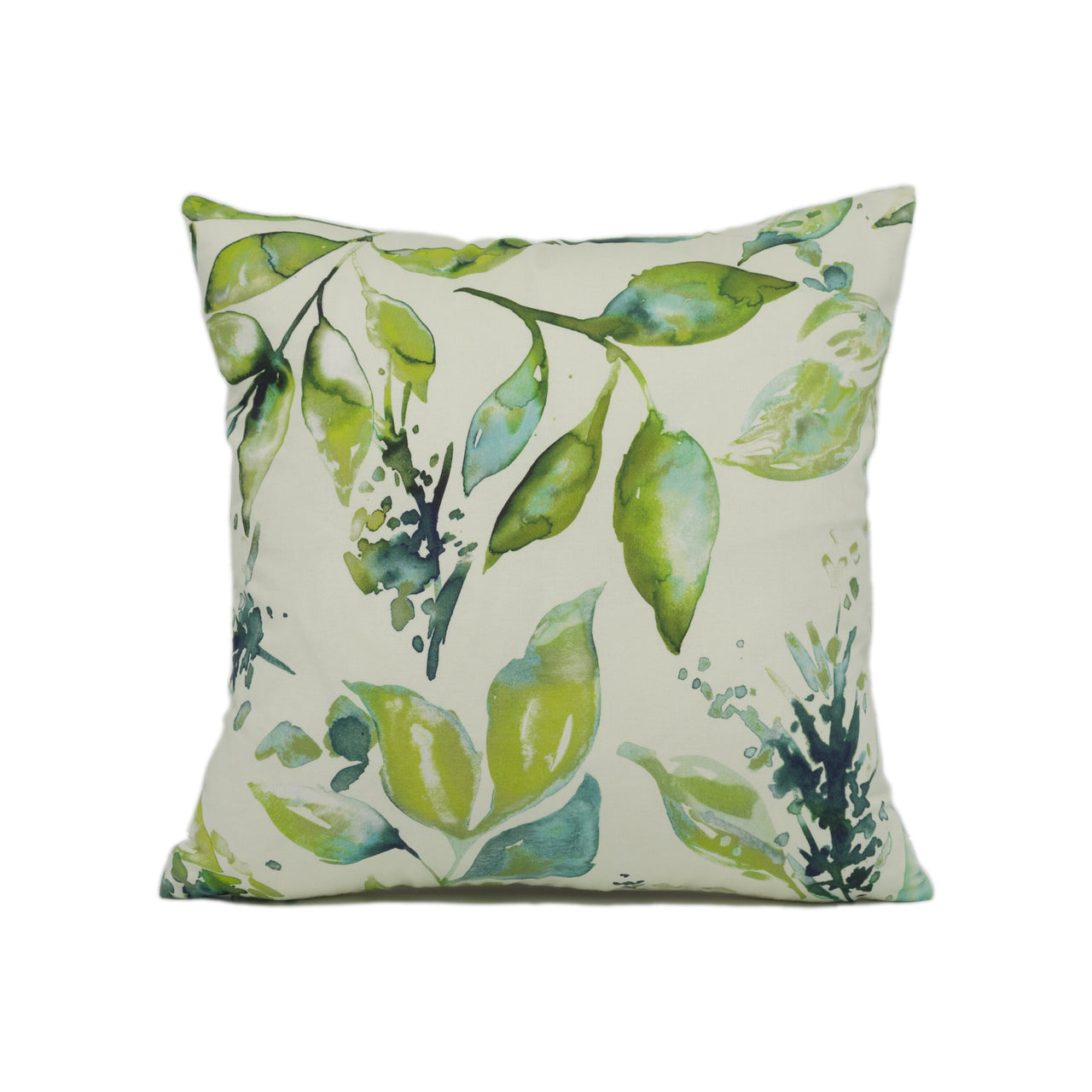 Iliv - Andora - Seafoam - Leafy Watercolour Nature Inspired Cushion Cover - Handmade Throw Pillow - Designer Home Décor