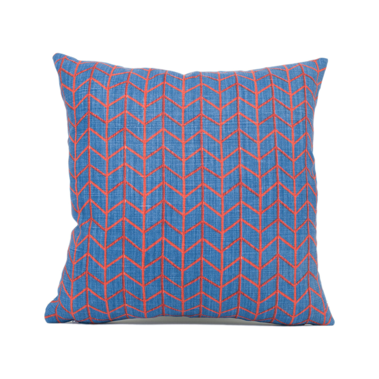 Christopher Farr - Small Way - Berry - Graphic Bold Chevron Stripe Cushion Cover - Handmade Throw Pillow - Designer Home Décor