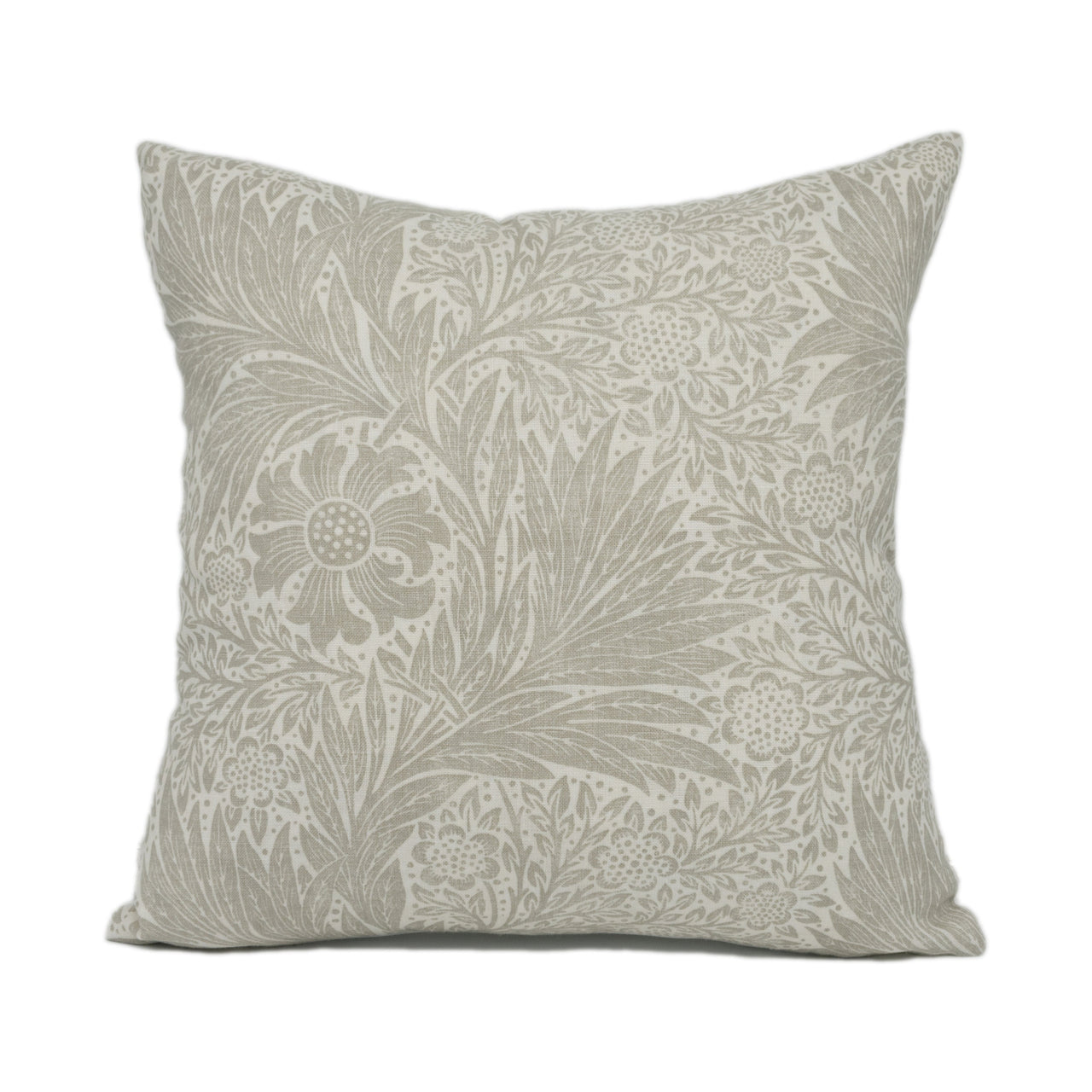 William Morris - Pure Marigold - Lightish Grey - Stunning Classic Monotone Cushion Cover - Handmade Throw Pillow - Designer Home Décor