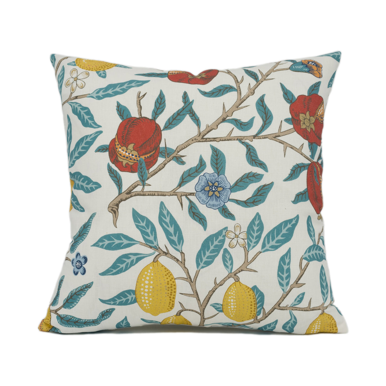 Sanderson Archive - Fruit - Paradise Blue - Classic William Morris Design Cushion Cover - Handmade Throw Pillow - Designer Home Décor