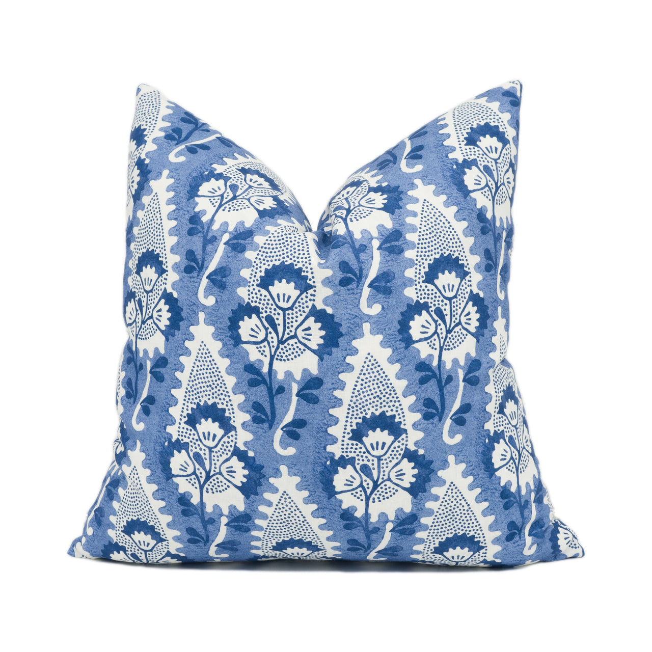 Anna French x Thibaut - Cornwall - Blue - Beautiful Botanical Paisley Designer Cushion Cover - Luxury Throw Pillow - Handmade Home Décor