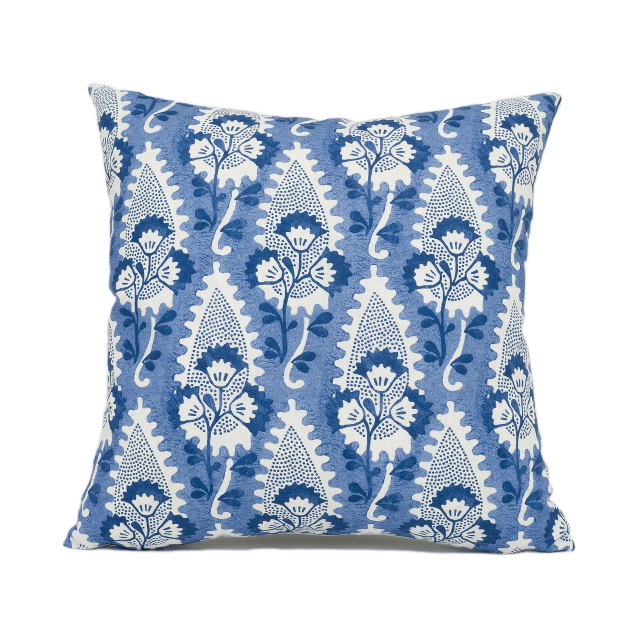 Anna French x Thibaut - Cornwall - Blue - Beautiful Botanical Paisley Designer Cushion Cover - Luxury Throw Pillow - Handmade Home Décor