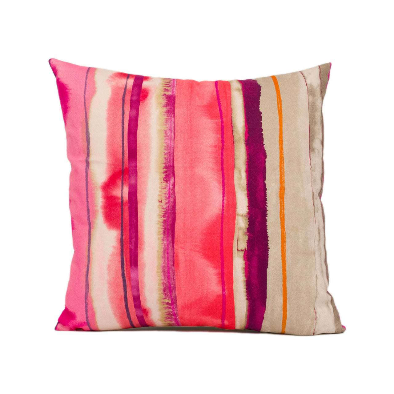 Harlequin - Demeter Stripe - Hot Pink / Fuchsia / Shell - Stunning Modern Stripe Cushion Cover - Handmade Throw Pillow - Designer Home Décor