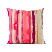 Thumbnail for Harlequin - Demeter Stripe - Hot Pink / Fuchsia / Shell - Stunning Modern Stripe Cushion Cover - Handmade Throw Pillow - Designer Home Décor