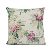 Thumbnail for Colefax and Fowler - Mereworth - Pink / Forest - Beautiful Delicate Floral Cushion Cover - Handmade Throw Pillow - Designer Home Décor