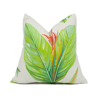 Thumbnail for Zoffany - Canna Lily - Painterly Garden Floral Cushion Cover - Handmade Throw Pillow - Designer Home Décor