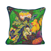 Thumbnail for Anna French x Thibaut - Fairbanks - Savoy Collection - Green - Stunning Floral Cushion Cover - Handmade Pillow Throw Luxury Home Decor