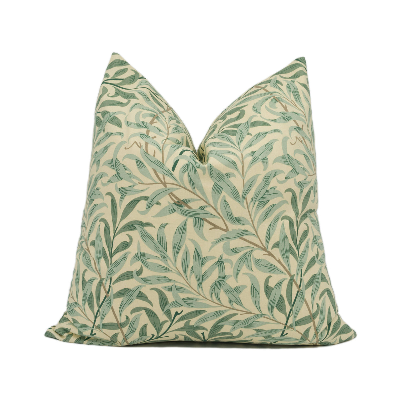 William Morris - Willow Boughs - Cream / Pale Green  - Classic Spring English Cushion Cover Handmade Fall Throw Pillow Designer Home Décor