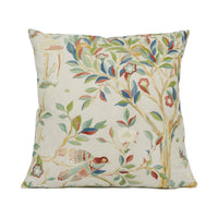 Thumbnail for William Morris - Melsetter - Linen - Classic Floral Fruit Tree Bird Cushion Cover - Handmade Throw Pillow - Designer Home Décor