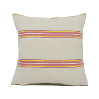 Thumbnail for Schumacher - Garden Stripe - Red - Chunky Weave Striped Cushion Cover - Handmade Throw Pillow - Designer Home Décor