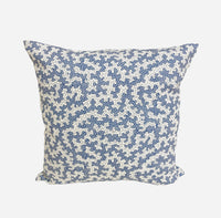 Thumbnail for Sanderson - Truffle - Indigo - Interesting Small Scale Dotted Mushroom Designer Cushion Cover - Handmade Throw Pillow - Luxury Home Decor