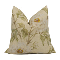 Thumbnail for Colefax and Fowler - Tree Peony - Ivory / Leaf - Traditional Chinese Floral Designer Cushion Cover - Handmade Throw Pillow Luxury Home Décor