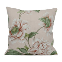 Thumbnail for Colefax and Fowler - Giselle - Shell Pink - Spectacular Floral Botanical Designer Cushion Cover - Handmade Throw Pillow - Luxury Home Décor