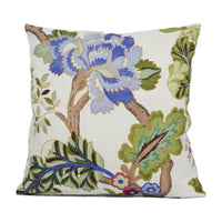 Thumbnail for Sanderson - Fusang Tree - Peacock Blue -Stunning Tree of Life Cushion Cover - Handmade Throw Pillow - Designer Home Décor