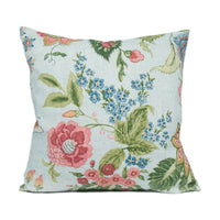 Thumbnail for Colefax and Fowler - Emmeline - Aqua - Lively Classic Floral Cushion Cover - Handmade Throw Pillow - Designer Home Décor