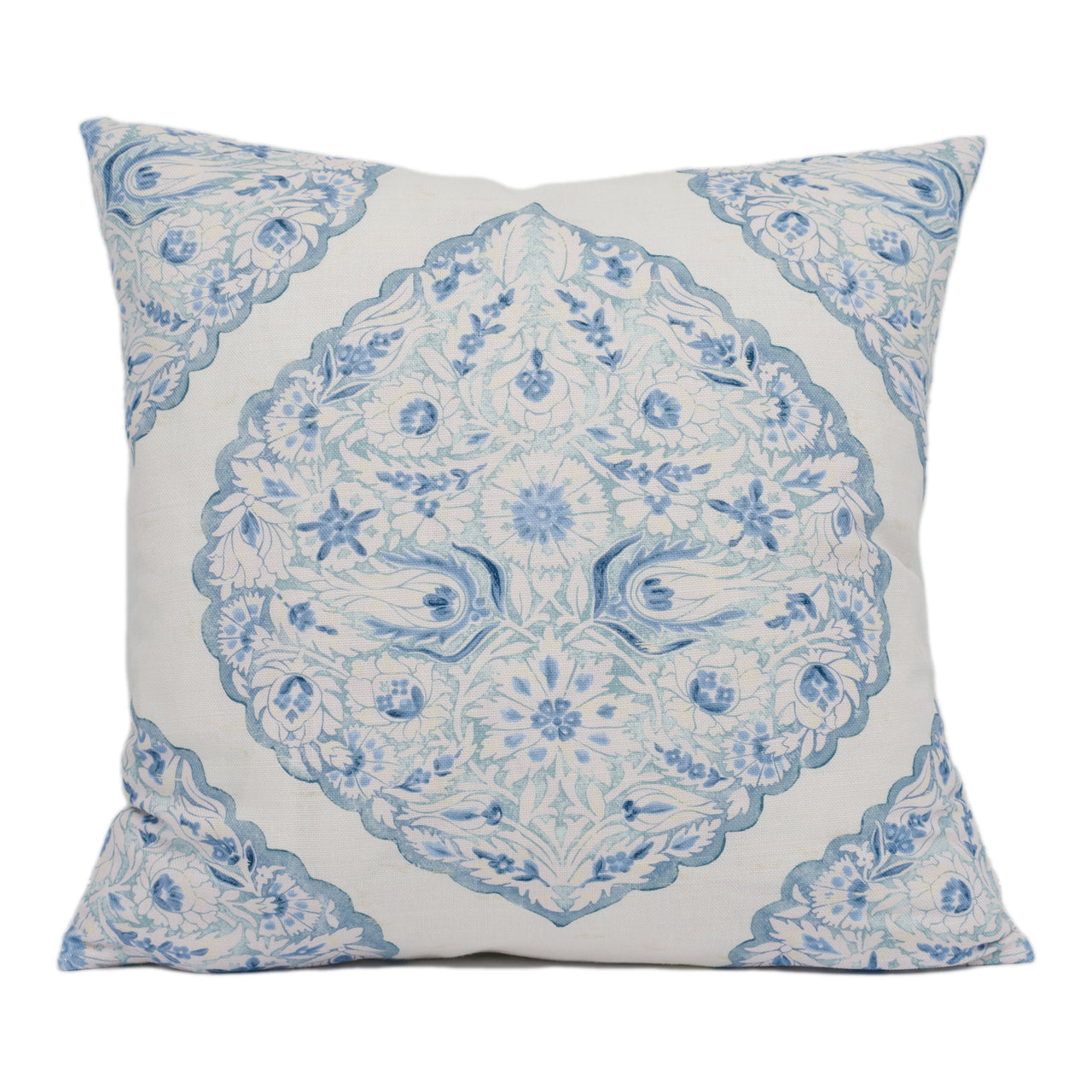 Lee Jofa - Lido Print - Sky - Stunning Floral Paisley Cushion Cover - Handmade Throw Pillow - Designer Home Décor