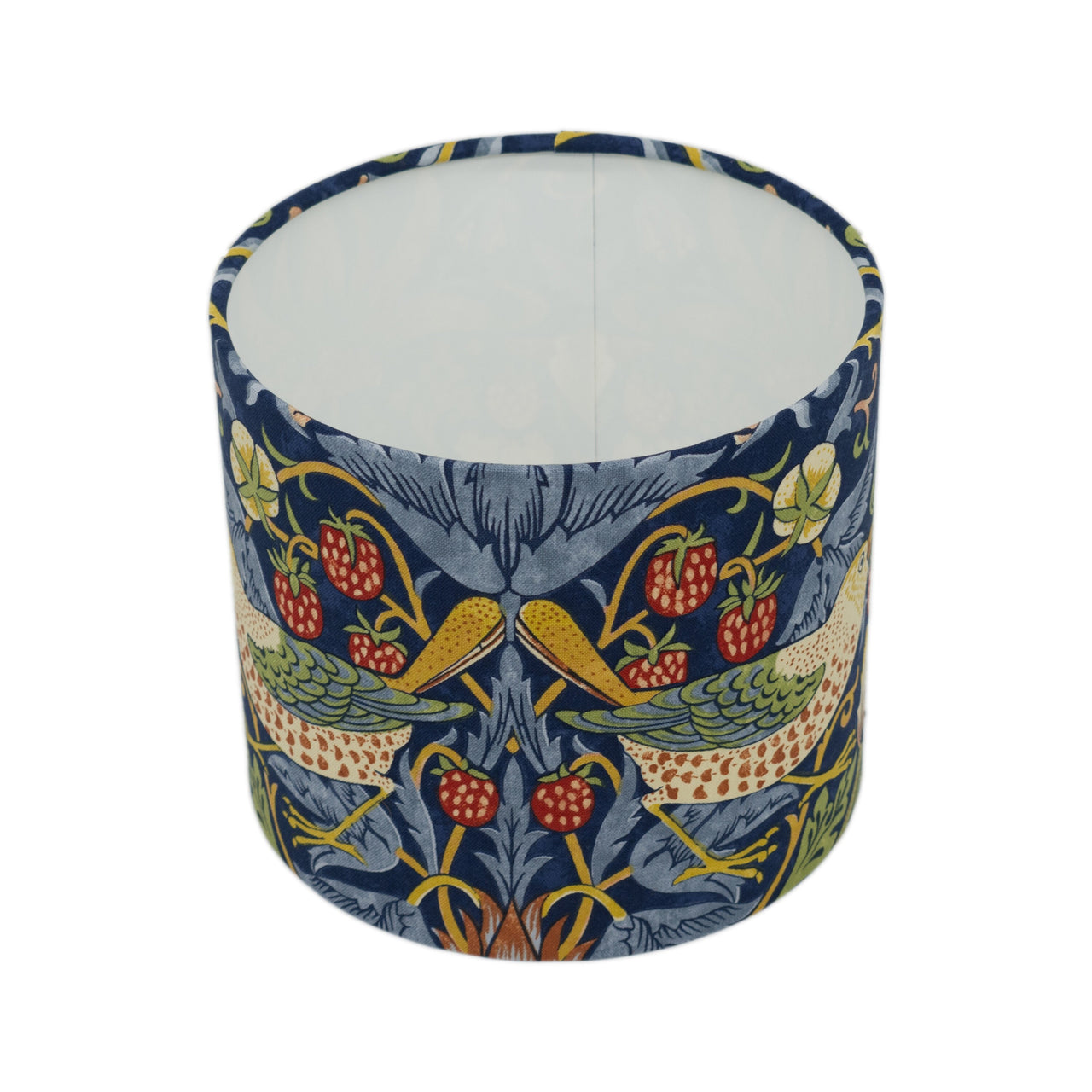 William Morris - Strawberry Thief - Indigo/Mineral - Lampshade Stunning Handmade