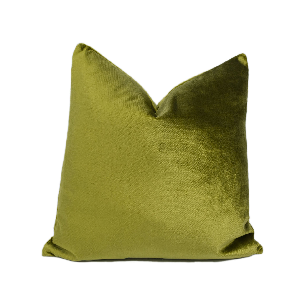 Clarke & Clarke - Allure - Chartreuse - Stunning Sumptuous Designer Velvet Designer Cushion Cover - Handmade Throw Pillow - Luxury Home Deco