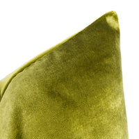 Thumbnail for Clarke & Clarke - Allure - Chartreuse - Stunning Sumptuous Designer Velvet Designer Cushion Cover - Handmade Throw Pillow - Luxury Home Deco