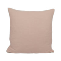 Thumbnail for Linwood - Juno - Pale Rose - Chic Blush Contrast Piped Cushion Cover - Handmade Throw Pillow - Designer Home Décor