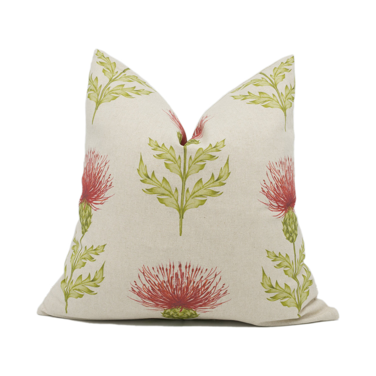 Voyage - Blair - Paprika - Lovely Thistle Cushion Cover Throw Pillow Designer Home Décor