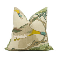 Thumbnail for Mulberry - Flying Ducks - Emerald - Stunning Designer Cushion Cover Home Décor Throw Pillow