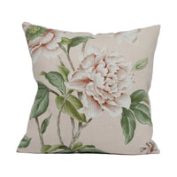 Thumbnail for Colefax and Fowler - Giselle - Shell Pink - Spectacular Floral Botanical Designer Cushion Cover - Handmade Throw Pillow - Luxury Home Décor