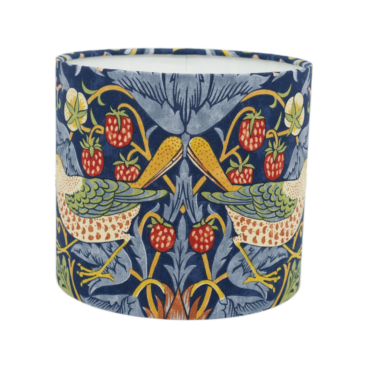 William Morris - Strawberry Thief - Indigo/Mineral - Lampshade Stunning Handmade