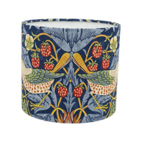 Thumbnail for William Morris - Strawberry Thief - Indigo/Mineral - Lampshade Stunning Handmade