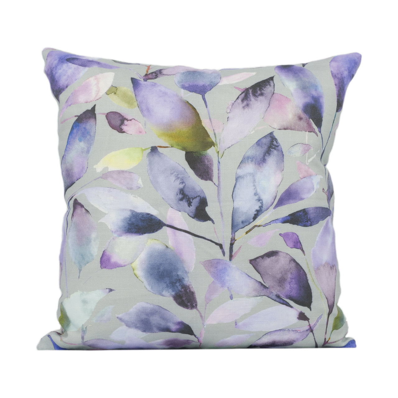 Voyage - Brympton - Heather Duck Egg - Wonderful Leaf Design Cushion Cover Handmade Throw Pillow Designer Home Décor