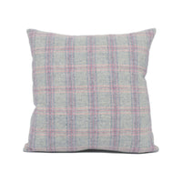 Thumbnail for Voyage - Newton - Wisteria - 100% Wool Plaid Tartan Cushion Cover - Handmade Throw Pillow - Designer Home Décor